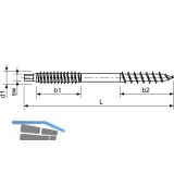 Stockschrauben M12x250 Edelstahl A2 fr Solarbefestigung mit Zulassung