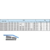 ACCURIDE 5321EC Kugelkfigfhrung - Vollauszug, L 800 mm Stahl chromatiert