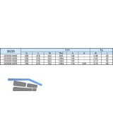 ACCURIDE 3630 Kugelkfigfhrung - berauszug, 45 kg, Schienenlnge 600 mm