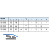 ACCURIDE 3832SC Kugelkfigfhrung - Vollauszug, L 400 mm, Stahl chromatiert