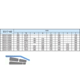 ACCURIDE 5517 Kugelkfigfhrung - berauszug, L 450 mm Stahl chromatiert