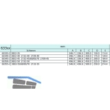 ACCURIDE 633XX Aufsteckwinkel, Lnge 546, 8 mm