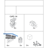 EKU CLIPO 36 H IS Beschlgegarnitur, 3 Tren