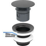 GE WT-Ventil 1 1/4&quote;, L5cm, Ventilabd.