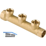 Geberit Verteiler 3 fach, 1", 3/4" EK