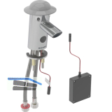 Bambini WT-Armatur Batt. verchr. 2025