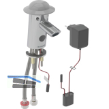 Bambini WT-Armatur 230V verchromt 2025