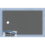 DUF CF30 integr. 150x90cm graphit