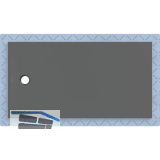 DUF CF30 integr. 170x90cm graphit