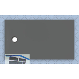 DUF CF30 integr. 140x80cm graphit