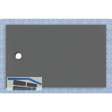 DUF CF30 integr. 160x100cm graphit