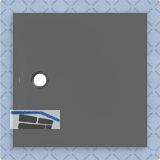 DUF CF30 integr. 100x100cm graphit