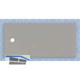 DUF CF30 integr. 170x80cm grau