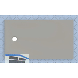 DUF CF30 integr. 140x80cm grau