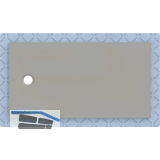 DUF CF30 integr. 150x80cm grau