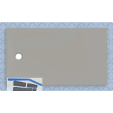 DUF CF30 integr. 160x90cm grau