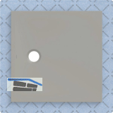 DUF CF30 integr. 80x80cm grau
