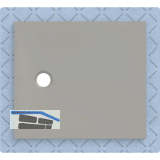 DUF CF30 integr. 90x80cm grau