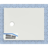 DUF CF30 integr. 100x80cm weiss