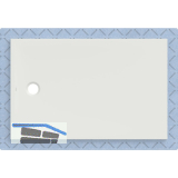 DUF CF30 integr. 140x90cm weiss