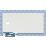 DUF CF30 integr. 160x80cm weiss