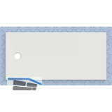 DUF CF30 integr. 170x80cm weiss