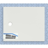 DUF CF30 integr. 120x100cm weiss