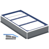 Installationsrahmen, CF30, 150x80 cm