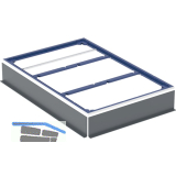 Installationsrahmen, CF30, 150x100 cm