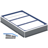 Installationsrahmen, CF30, 160x100 cm