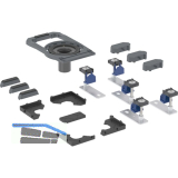 CF30 Rohbauset d50, Crossfloor, 5 Fuesse