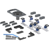 CF30 Rohbauset d50, Crossfloor, 7 Fuesse