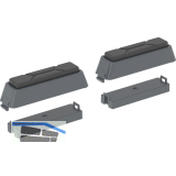 2x Gummiauflagen f. Inst.rahmen CF30