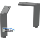 Geberit Fuesse Set H15cm, schwarz