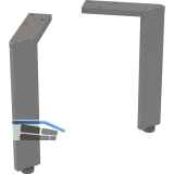 Geberit Fuesse Set H22,5cm, lava