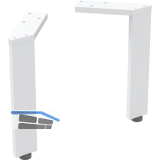 Geberit Fuesse Set H22,5cm, weiss