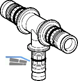 Geberit Mepla T-Stck reduziert