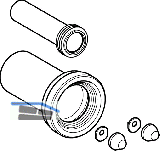 Geberit PE Anschlussgarnitur fr