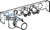 Geberit Duofix Montageplatte fr