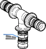 Geberit Mepla T-Stck egal 63mm 627310