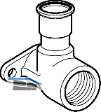 Geberit Mapress Kupfer Gas Anschlussw.