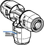 Geberit PushFit T-Stck d 16mm egal