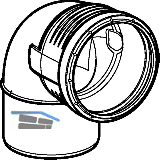 Geberit Bogen PP-MD 87.5G d75