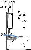 Geberit Splkasten AP140 verschraubt