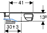 Geberit Splkasten AP140 verschraubt