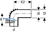 Geberit Silent-db20 Anschlusswinkel