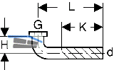 Geberit PE Anschlussbogen d 50-1 1/2"