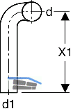 Geberit Splrohr-Bogen links gekrpft