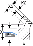 Geberit PE Bogen mit langem