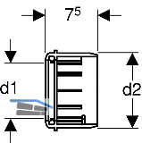 Geberit PE Reduktionsmuffe fr